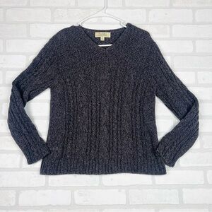 Cabela’s Cable‎ Knit Gray Cozy Sweater Crewneck Women’s Size Small